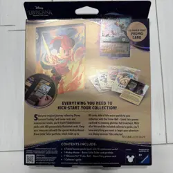 Disney Lorcana Fabled Collection Starter Set 4 Packs Tinkerbell Promo New Sealed - Image 3