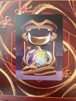 Disney Lorcana-Reign of Jafar- puzzle card - Iago & Hourglass - Image 1