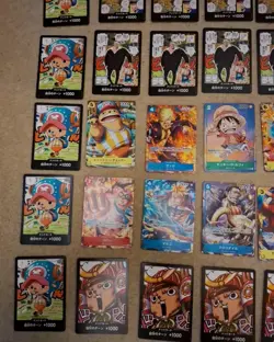 One Piece Card Game Set Anime Manga Japan Rare Cards Bundle - Image 2