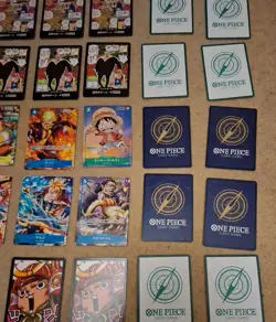One Piece Card Game Set Anime Manga Japan Rare Cards Bundle - Image 4