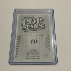 2025 Panini Unofficial Pop Stars Taylor Swift #40 Rookie Card - Image 2