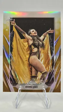 Arianna Grace 2026 WWE Topps Chrome Gold Refractor /50《Sharp》🔥 - Image 1
