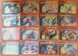 Dragon Ball Z Complete Set Changingcard Of 36 Cards Japanese + 1 Pack For Free - Image 2