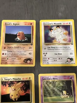 Lot Of 14 Pokemon Gym Challenge Cards - Image 5