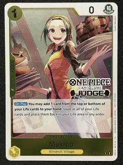 CARD ONE PIECE TCG - Makino (ST13-012) JUDGE PROMO FOIL NEAR MINT ENG - Image 1