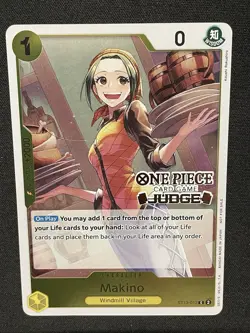 CARD ONE PIECE TCG - Makino (ST13-012) JUDGE PROMO FOIL NEAR MINT ENG - Image 2