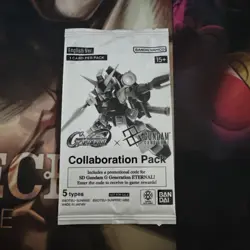 Gundam Card Game *Collaboration Pack* Sealed Promo Pack - Image 1