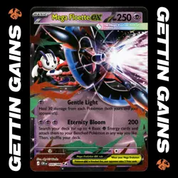 Mega Floette ex - 035/086 - Double Rare - Chaos Rising - Pokemon Card - NM/M - Image 1
