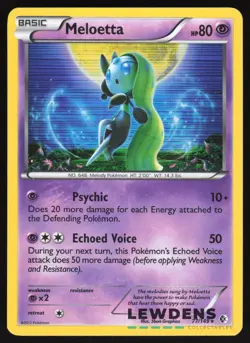 Meloetta - 77/149 - Holo Rare - Boundaries Crossed - Pokemon Card - 1 - Image 1