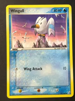 Wingull 70/100 ex Crystal Guardians - Pokemon Card D Near Mint - Image 1