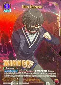 • Ken Kaneki • UEPR/TKG-1-039 Winner Stamp Promo Holo Foil Union Arena NM - Image 1