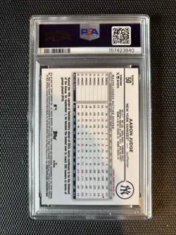 2024 Topps Chrome Aaron Judge Refractor PSA 9 - Image 2