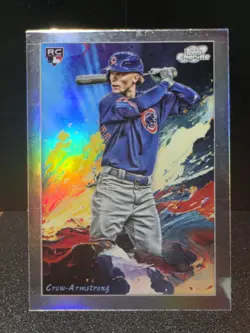 2024 Topps Cosmic Chrome Pete Crow-Armstrong Stars in the Night RC #STN-6 Cubs - Image 1