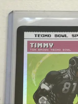 2026 Bo Jackson Tecmo Bowl Timmy Glow Sports News Battle Foil N167 - Image 5