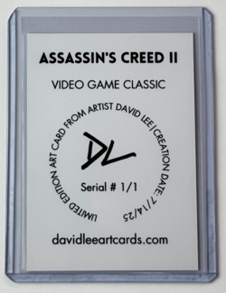 Assassin's Creed 2 Limited Artist Signed "Video Game Classic" Refractor Card 1/1 - Image 2