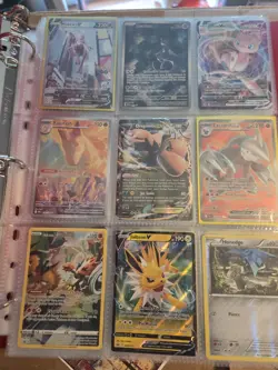 Mixed Pokemon TCG Cards And Binder - Image 1