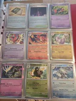 Mixed Pokemon TCG Cards And Binder - Image 3