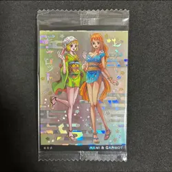 PREORDER Nami & Carrot No.4-05 HOLO Japanese One Piece Wafer Card Bandai Sealed - Image 1
