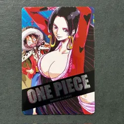 PREORDER Extremely Rare Boa Hancock Luffy Japanese One Piece Memorial Log Card - Image 1