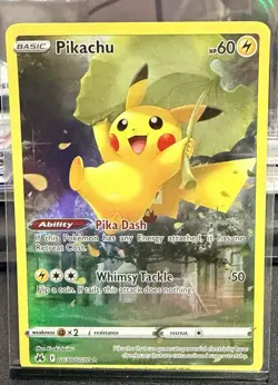Pikachu GG30/GG70 Crown Zenith Galarian Gallery 2023 Pokemon TCG Card - Image 1