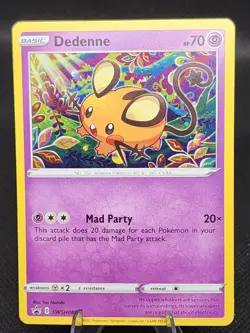 Dedenne - Cosmos Holo Promo Pokemon Trading Card Game Sword & Shield SWSH080 NM - Image 1