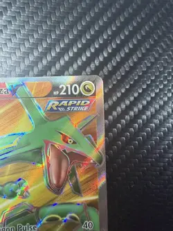 Rayquaza V 193/203 Full Art Ultra Rare Evolving Skies Near Mint Pokemon Card - Image 4