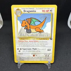 Dragonite Movie Promo 5 WOTC Black Star Promo Pokemon Card HP - Image 1