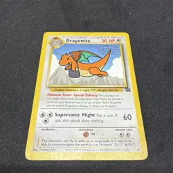 Dragonite Movie Promo 5 WOTC Black Star Promo Pokemon Card HP - Image 3