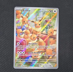 Eevee 188/167 - SV06: Twilight Masquerade Illustration Rare Holo Pokemon Card - Image 1