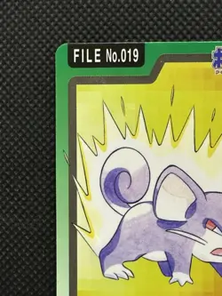 Rattata 019 Pokemon Card Carddass Japanese BANDAI Nintendo Japan 1997 - Image 2
