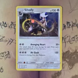 Silvally 184/236 Blister Exclusive Cosmos Holo NM Pokemon Card English - Image 1