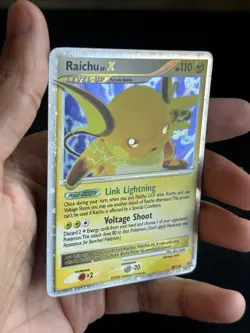 Raichu LV.X 99/100 Stormfront Holo Ultra Rare Level Up Pokemon TCG Card 2008 - Image 2