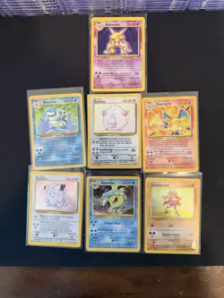 Pokemon Cards Complete 1999 All LP-MP, Some NM, Base Set 102/102 - Image 1