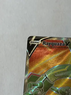 Pokemon Evolving Skies Rayquaza v Full Art Ultra Rare Card 193/203 NM - Image 5