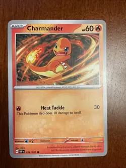 Charmander 026/197 Obsidian Flames Regular Pokemon TCG Card - Image 1