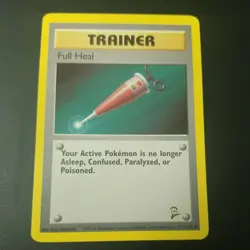 Full Heal 111/130 - VINTAGE WOTC POKEMON CARD - Base Set 2 - NM/M - Image 1