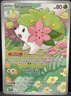 Shaymin - 185/182 - Illustration Rare - Destined Rivals - Pokemon Card - NM/M - Image 1