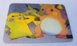 Pokemon Pikachu Raichu 3D Lenticular DVD Promo Card Viz Video Pioneer PIKA-0030D - Image 2