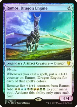 MTG FOIL Ramos, Dragon Engine - Commander 2017 #055 - Image 1