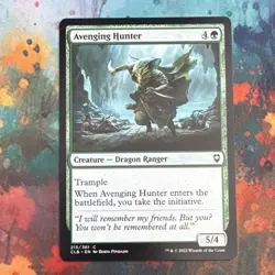AVENGING HUNTER 215 Baldur's Gate Commander MTG Magic the Gathering - Image 1