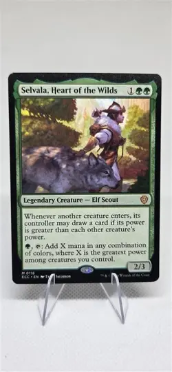 Selvala, Heart of the Wilds 0116 Mythic Lorwyn Eclipsed Commander MTG NM - Image 1