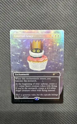 Court of Grace (2685) Secret Lair Drop Foil MTG Purr Majesty - Image 1