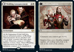 1x Wedding Announcement // Wedding Festivity - Foil MTG - Innistrad: Crimson Vow - Image 1