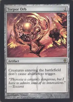 Magic: The Gathering New Phyrexia Torpor Orb 162 R LP - Image 1