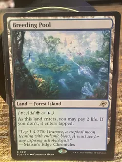 Breeding Pool Edge of Eternities Regular. MTG Magic The Gathering. Shock Land - Image 1