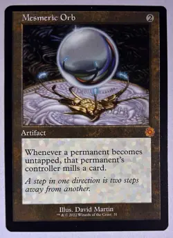 Wizards Mesmeric Orb Foil Rare Retro Frame Brothers' War 31 English - Image 1