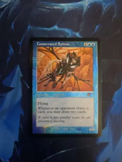 Consecrated Sphinx Retro Frame Foil MTG Magic con - Image 1