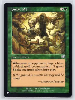 MTG NM Normal Snake Pit 271/350 U The List Reprints - Image 1