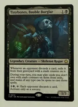 Tinybones, Bauble Burglar #72 Foundations NM MTG FDN - Image 1