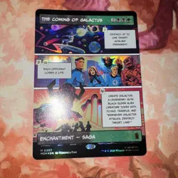 The Coming of Galactus (Borderless) Marvel Super Heroes Foil - Image 2